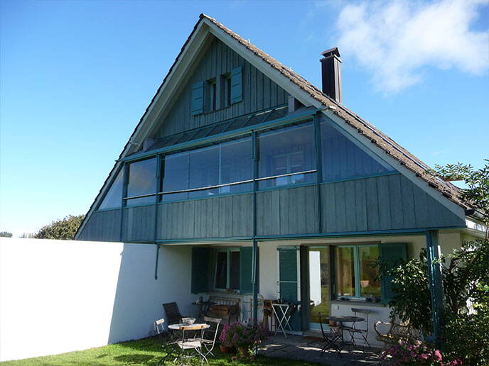 GUT Malerhandwerk_Unterhaltsarbeiten Wohnhaus aussen GUT Malerhandwerk_Unterhaltsarbeiten Wohnhaus aussen